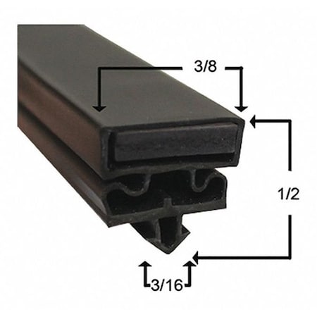 Styleline Refgn Door Gasket, 29-7/8"x71.75" 5595BCG2