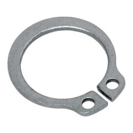Rotor Clip External Retaining Ring, Steel, Zinc Plated Finish DSH-010-ZC