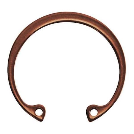 Rotor Clip Internal Retaining Ring, Steel, Copper Plated Finish, 0.563 in Bore Dia. HO-056-BC