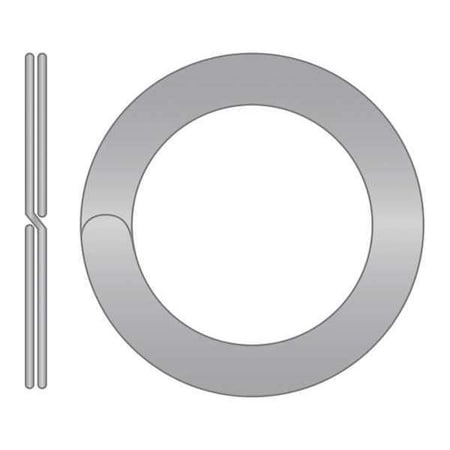 Huyett Internal Retaining Ring, Stainless Steel, Plain Finish, 0.430 in Bore Dia. SRS-0328