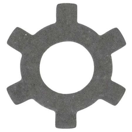 Rotor Clip Internal Push-On Retaining Ring, Stainless Steel, Plain Finish, 0.441 in Bore Dia. TI-044-SS