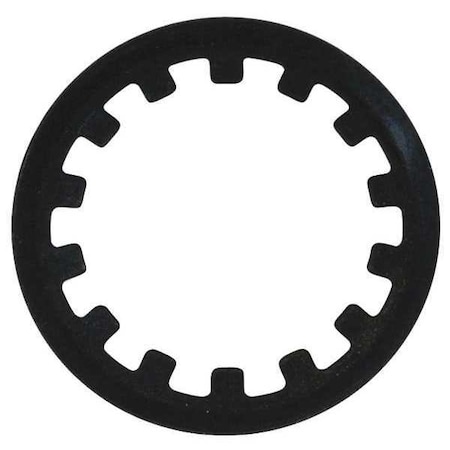 Rotor Clip External Push-On Retaining Ring, Steel Black Phosphate Finish, 3/4 in Shaft Dia TX-075