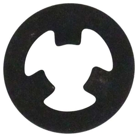 Rotor Clip External Push-On Retaining Ring, Steel, Black Phosphate Finish TY-009