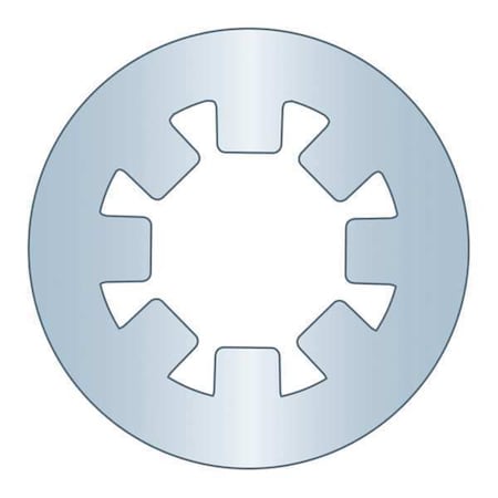 Rotor Clip External Push-On Retaining Ring, Steel Zinc Plated Finish, 3/4 in Shaft Dia TY-075-ZC