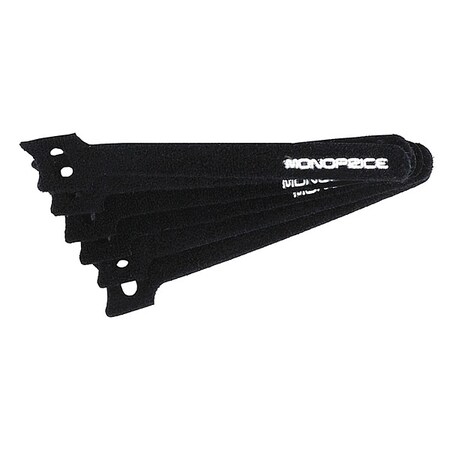 Monoprice Cable Ties, 6", 100Pcs/Pack, Black 6476