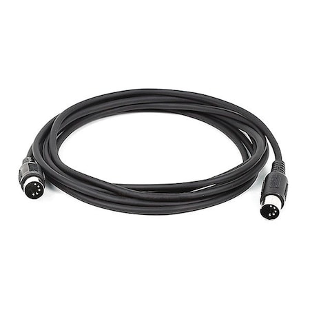 Monoprice Midi, 5 Pin Din Plugs, Black, 10 ft. 8533