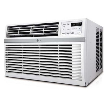 Lg Window Air Conditioner, 115V AC, Cool Only, 8000 BtuH, 19 9/16 in W. LW8016ER
