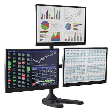 Mount-It Triple Monitor Desk Mount 13-24" Screens MI-783