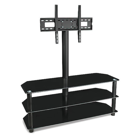 Mount-It TV Entertainment Center W/ Glass Shelf MI-863