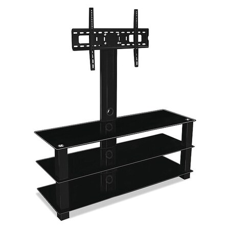 Mount-It TV Entertainment Center W/ Glass Shelf MI-866