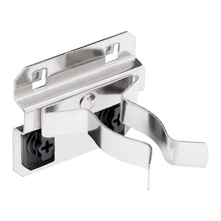 Triton Products 1 In. to 2 In. Hold Range Stainless Steel Extended Spring Clip for Stainless Steel LocBoard, PK3 63120