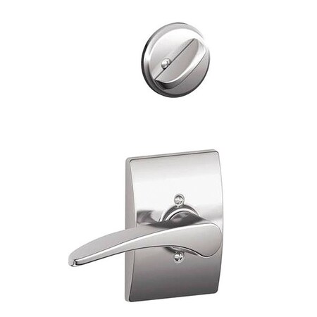 Schlage LH Manhattan Lever Century Rose Interior F59MNH625CENLH