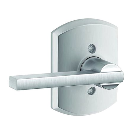 Schlage Latitude Lever Greenwich Rose Interior A F59LAT626GRW