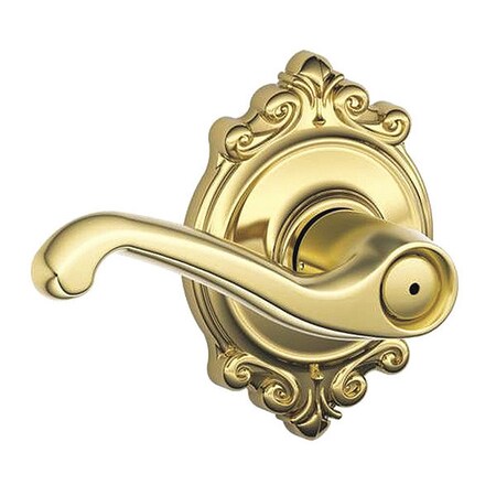 Schlage Flair Lever Brookshire Rose Priv 16080 1 F40FLA605BRK