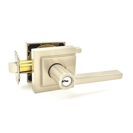 Schlage Latitude Lever Upland Rose Keyed Entry C F51ALAT619ULD