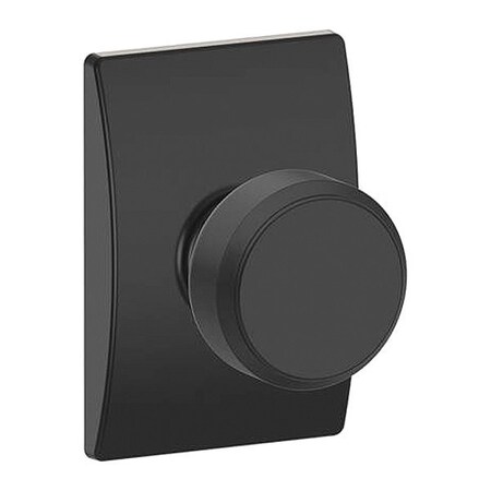 SCHLAGE F10BWE622CEN Bowery Passage knob, Matte Black