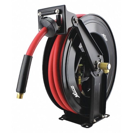 Milton Hose Reel, Dual Arm, 1/2" X 50ft, 1/2" Hose Diameter, 50 ft. Length, 300 psi Max. Pressure 2780-50D