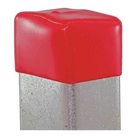 Vast Safety End Cap, 13/16"X1-5/8", Red, PK10 V400NEOCPR-10