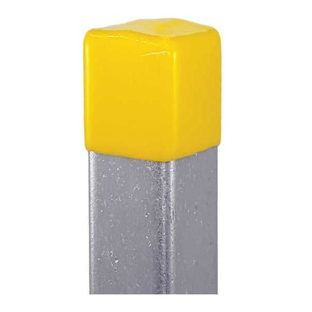 Vast Safety End Cap, 13/16"X1-5/8", Yellow, PK10 V400NEOCPY-10