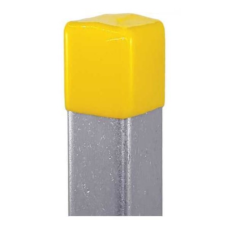 Vast Safety End Cap, 13/16"X1-5/8", Yellow, PK25 V400NEOCPY-25