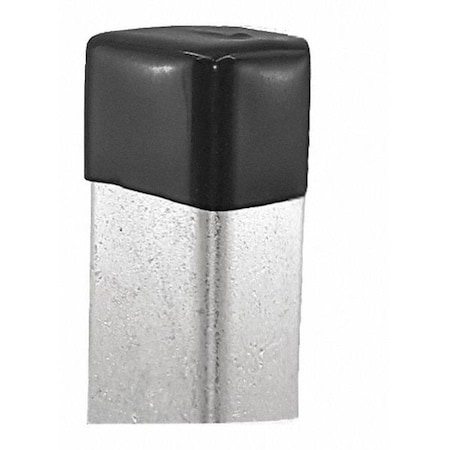 Vast Safety End Cap, 13/16"X1-5/8", Black, PK10 V400NEOCPBK-10