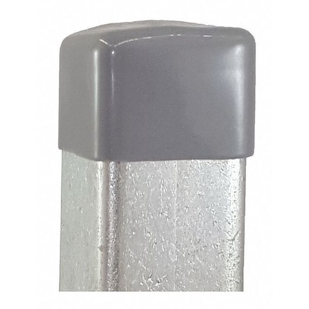 Vast Safety End Cap, 13/16"X1-5/8", Grey, PK10 V400NEOCPGY-10