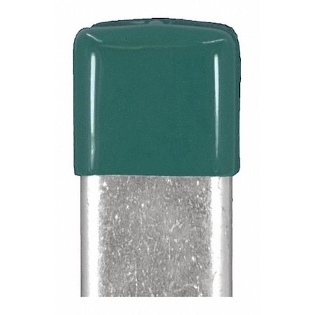 Vast Safety End Cap, 1-5/8"X1-5/8", Green, PK25 V800NEOCPGN-25