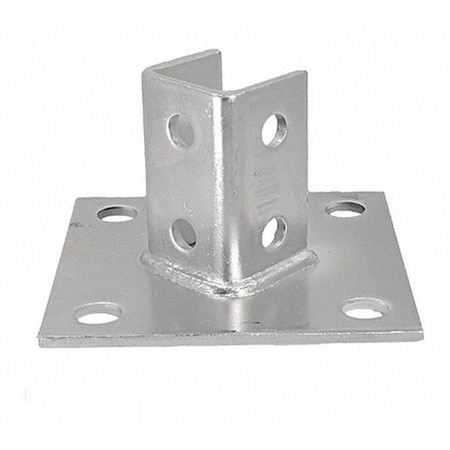 Vast Post Base Angled, 6 Hole, 316SS, PK10 V645S2-10