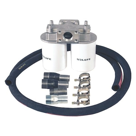 Buyers Products 3 Line Filtration Kit With Side-By-Side Filter U3LWF4