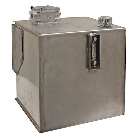 Buyers Products 30 Gallon Stainless Steel Bulkhead Hydraulic Reservoir With 10 Micron Filter SMR30SS10
