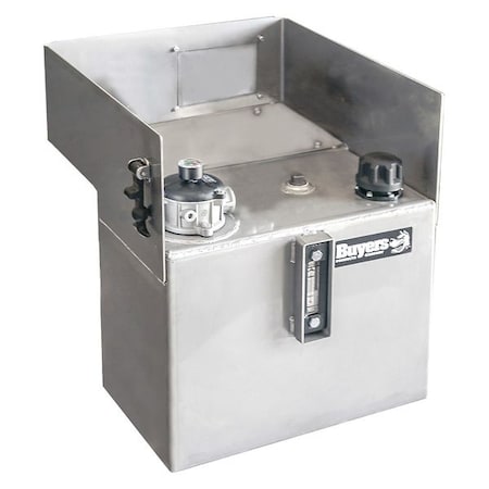 Buyers Products 15 Gallon Stainless Steel Hydraulic Reservoir SMR15VESS
