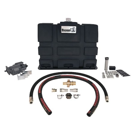 Buyers Products 50 Gallon Upright Reservoir/Direct Mount Pump Wetline Kit CW With Aluminum Tank UWLK50ADMCW