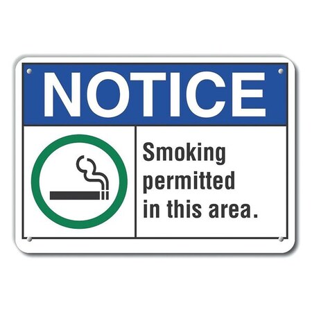 Lyle Notice Sign, 7" H, 10" W, Vertical Rectangle, English, LCU5-0032-RA_10X7 LCU5-0032-RA_10X7