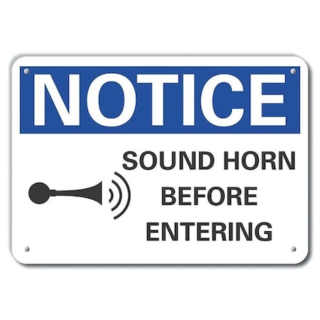 Lyle Caution Sign, 7 in H, 10 in W, Aluminum, Vertical Rectangle, English, LCU5-0075-NA_10X7 LCU5-0075-NA_10X7