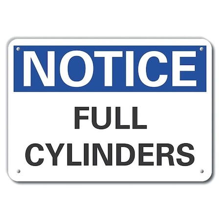 Lyle Notice Sign, 10 in H, 14 in W, Horizontal Rectangle, English, LCU5-0091-RA_14X10 LCU5-0091-RA_14X10