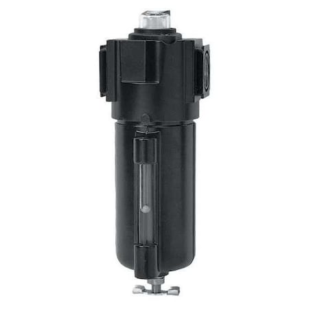 Arrow Pneumatics Filter, .01 Micron, Metal Bowl, Auto, 1/2" F554AFW