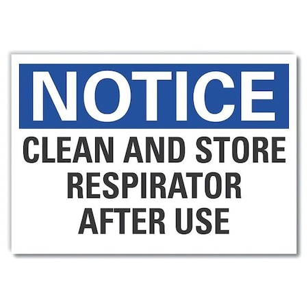 Lyle Clean and Store Notice, Decal, 14"x10" LCU5-0176-ND_14X10