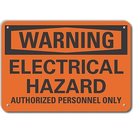Lyle Decal, Warning Electrical Hazard, 10x7", Height: 7 in LCU6-0138-NP_10X7