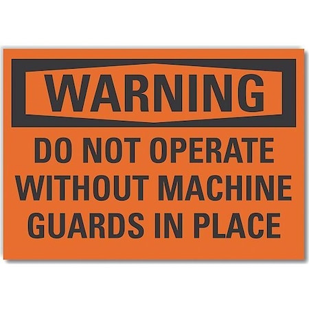 Lyle Decal, Reflective, Warning Do Not, 10 x 7", 7 in Height, 10 in Width, Reflective Sheeting, English LCU6-0148-RD_10X7