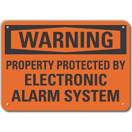 Lyle Danger Sign, 10 in Height, 14 in Width, Plastic, Horizontal Rectangle, English LCU6-0146-NP_14X10