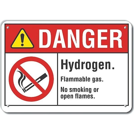 Lyle Danger Sign, 7" H, 10" W, Vertical Rectangle, English, LCU4-0126-NA_10X7 LCU4-0126-NA_10X7