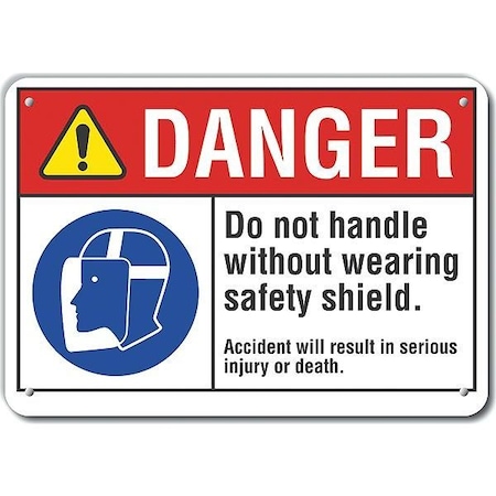 Lyle Decal, Danger Do Not Handle, 14x10", Width: 14 in LCU4-0092-NP_14X10