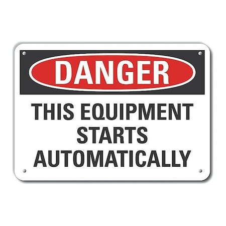 Lyle Refl Alum Danger This, 10"x7", LCU4-0540-RA_10X7 LCU4-0540-RA_10X7
