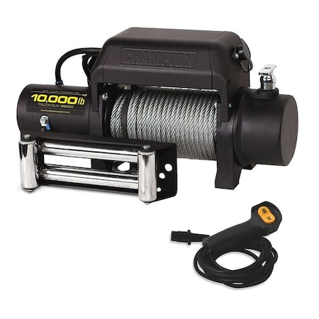 Champion Power Equipment Utility Winch Kit, 12V, 10,000 lb 11008
