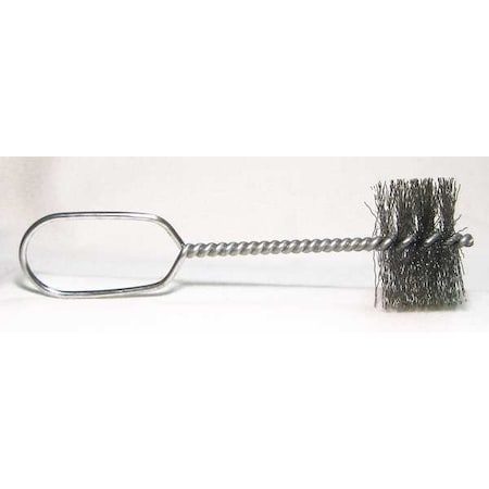 Schaefer Brush 1-1/4" I.D. Steel Fitting Br, Wire Handle 00550
