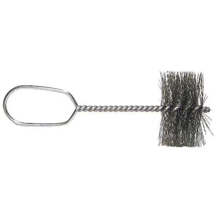 Schaefer Brush 1-1/2" I.D. Steel Fitting Br, Wire Handle 00551