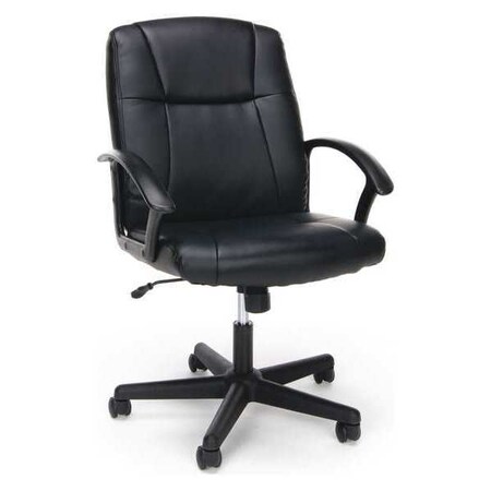 Ofm Task Chair, 27-1/2" L 39-3/4" H, Fixed Looped, Essentials Series ESS-6000