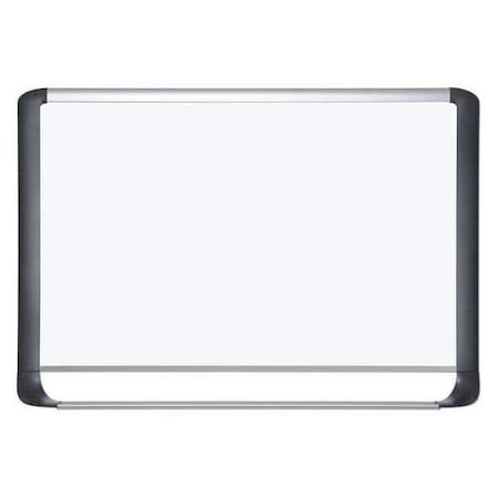 Mastervision 24"x36" Magnetic Dry Erase Board, Black Frame MVI030401