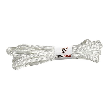 Ironlace Paracord 550 Shoelace, 45", White, PR1 550-45-01