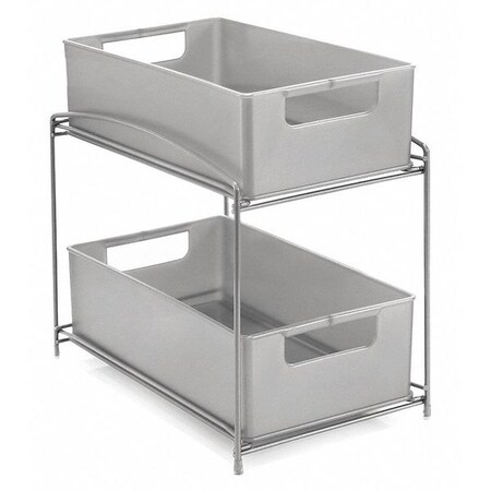Seville Classics Sliding Drawer/Counter O, 2-Tier Pull-Out WEB489